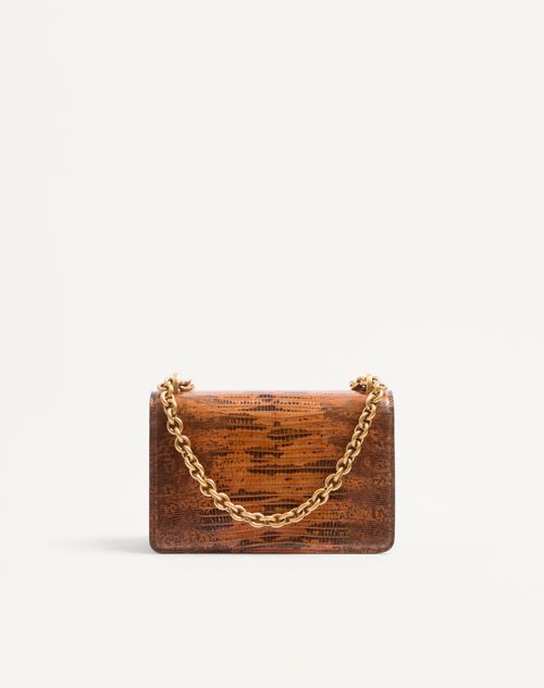 Valentino Garavani - Valentino Garavani Vain Small Shoulder Bag In Tejus - Straw - Woman - Shoulder Bags